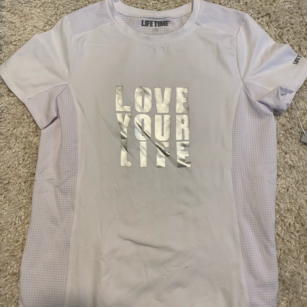 Lifetime workout tee